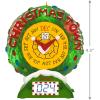 Hallmark Keepsake Christmas Ornament 2024, Disney Tim Burton’s The Nightmare Before Christmas Jack and Sally Papercraft, Gifts for Disney Fans(Christmas Town Countdown)