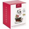 Hallmark Keepsake Christmas Ornament 2024, Disney Tim Burton’s The Nightmare Before Christmas Jack and Sally Papercraft, Gifts for Disney Fans(Jack and Zero)