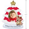 Hallmark Keepsake Christmas Ornament 2024, Little Bundle Big Joy 2024 Photo Frame, Baby Shower Gifts(2025 Baby’s First Christmas)