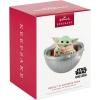 Hallmark Keepsake Christmas Ornament 2024, Star Wars: The Mandalorian Grogu in Hovering Pram With Light, Sound and Motion, Gifts for Star Wars Fans