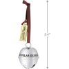 Hallmark Keepsake Christmas Ornament 2024, The Polar Express 20th Anniversary Santa’s Sleigh Bell 2024, Metal, Christmas Movie Gifts(2023 The Polar Express)