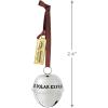 Hallmark Keepsake Christmas Ornament 2024, The Polar Express 20th Anniversary Santa’s Sleigh Bell 2024, Metal, Christmas Movie Gifts(2024 The Polar Express)