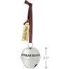 Hallmark Keepsake Christmas Ornament 2024, The Polar Express 20th Anniversary Santa’s Sleigh Bell 2024, Metal, Christmas Movie Gifts(2025 The Polar Express)