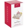 Hallmark Keepsake Christmas Ornament 2025, Disney Beauty and The Beast Belle with The Wardrobe, Gifts for Disney Fans(Mrs. Potts and Chip)