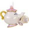 Hallmark Keepsake Christmas Ornament 2025, Disney Beauty and The Beast Belle with The Wardrobe, Gifts for Disney Fans(Mrs. Potts and Chip)