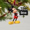 Hallmark Keepsake Christmas Ornament 2025, Disney Mickey Mouse A Year of Disney Magic(Personalized Mickey with Clapperboard)