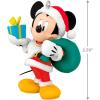 Hallmark Keepsake Christmas Ornament 2025, Disney Mickey and Friends Firefighting Friends 2025 with Light, Sound and Motion, Gifts for Disney Fans(Santa Mickey)
