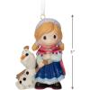 Hallmark Keepsake Christmas Ornament 2025, Disney Precious Moments Tinker Bell, Porcelain, Gifts for Disney Fans(Anna and Olaf)