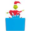 Hallmark Keepsake Christmas Ornament 2025, Dr. Seuss’s How The Grinch Stole Christmas! A Change of Heart, Christmas Movie Gifts(Merry Grinchmas Personalized)
