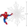 Hallmark Keepsake Christmas Ornament 2025, Marvel X-Men Wolverine Defeats Sentinel Funko POP! with Light, Gifts for Marvel Fans(Spidey Spins a Snowflake)