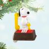 Hallmark Keepsake Christmas Ornament 2025, Peanuts 75th Anniversary Hello, Snoopy! with Sound, Gifts for Peanuts Fans(Hello  Snoopy!)
