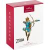 Hallmark Keepsake Christmas Ornament, Nintendo The Legend of Zelda Game Cartridge, Metal Ornament, Gifts for Gamers(Link with Bow and Arrow)