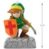 Hallmark Keepsake Christmas Ornament, Nintendo The Legend of Zelda Game Cartridge, Metal Ornament, Gifts for Gamers(Link with Shield and Sword)