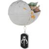 Hallmark Keepsake Christmas Ornament, Star Wars: The Empire Strikes Back Into The Carbon-Freezing Chamber with Light, Sound and Motion, Gifts for Star Wars Fans(Grogu in Hovering Pram)