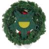 Hallmark Keepsake Christmas Ornaments 2024, Dr. Seuss’s The Cat in the Hat Thing One and Thing Two, Set of 2, Gifts for Dr. Seuss Fans(The Grinch Wreath)