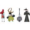 Hallmark Keepsake Halloween Ornaments 2025, Disney Tim Burton’s The Nightmare Before Christmas Citizens of Halloween Town, Set of 4, Gifts for The Nightmare Before Christmas Fans(Sally  Mayor  Harlequin Demon  Vampire)