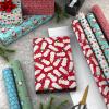 Hallmark Kids Christmas Wrapping Paper Rolls with Cutlines on Reverse (6 Rolls: 180 Sq. Ft. Total) Dinosaur, Unicorn, Flamingo, Koala(Snowman  Dots  Santa  Snowflakes  Penguins)