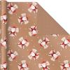 Hallmark Kraft Christmas Wrapping Paper for Kids with Cut Lines on Reverse (4 Rolls: 88 sq. ft. ttl) Penguins, Santa, Snowmen, Polka Dots(Penguins  Santa  Snowmen  Polka Dots)