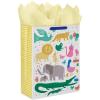 Hallmark Large Baby Gift Bag with Tissue Paper (G is for Girl)(Baby Animals)