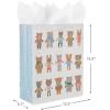 Hallmark Large Baby Gift Bag with Tissue Paper (G is for Girl)(Bears and Bunnies)