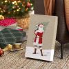 Hallmark Large Christmas Gift Boxes with Lids (8 Sweater Boxes, Rustic Santa, Plaid, “Very Merry,” Red with White Speckles) for Christmas, Holiday Parties, Hostess Gifts