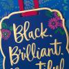 Hallmark Mahogany Birthday Card for Women with Removable Ornament (Black, Brilliant, Beautiful)