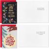 Hallmark Mahogany Christmas Card Assortment (24 Cards and Envelopes) Black Santa Claus, Let’s Get Merry(Get Merry Mahogany Holiday Card Assortment)