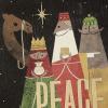 Hallmark Mahogany Christmas Card Assortment (24 Cards and Envelopes) Black Santa Claus, Let’s Get Merry(Joy to the World)