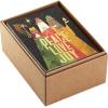 Hallmark Mahogany Christmas Card Assortment (24 Cards and Envelopes) Black Santa Claus, Let’s Get Merry(Joy to the World)