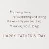 Hallmark Mahogany Fathers Day Card for Dad, Husband, or Boyfriend (Keep This Family Running Smoothly)(Dad  More Loved Every Day)
