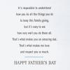 Hallmark Mahogany Fathers Day Card for Dad, Husband, or Boyfriend (Keep This Family Running Smoothly)(You Keep This Family Running Smoothly)