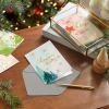 Hallmark Mahogany Religious Boxed Christmas Cards Assortment (4 Designs, 12 Cards with Envelopes)(Holiday Watercolor Nature Religious Card Pack)