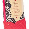 Hallmark Mahogany Valentine’s Day Card for Husband (Black Foliage Design)