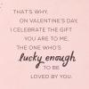 Hallmark Mahogany Valentines Day Card for Husband or Boyfriend (How Blessed I Am)(Good In My Life)