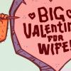 Hallmark Mahogany Valentines Day Card for Wife or Girlfriend (Love of a Lifetime)(Wife  Caveman Humor)