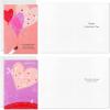 Hallmark Mahogany Valentines Day Cards Assortment, Love Day Hearts (8 Valentine’s Day Cards with Envelopes)(Pink/Purple)