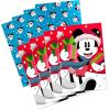 Hallmark Medium Christmas Gift Boxes with Lids (12 Shirt Boxes, 3 Designs: Lights, Trees, Red and Green Stripes) for Christmas, Holiday Parties, Hostess Gifts(8 Count (Pack of 1))
