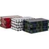 Hallmark Medium Gift Boxes with Lids (12 Shirt Boxes, 3 Designs: Buffalo Check, Red Plaid, Green Tartan) for Christmas, Holiday Parties, Hostess Gifts, Father’s Day(Plaid Boxes)