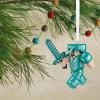 Hallmark Minecraft Steve in Diamond Armor Christmas Ornament(Steve)