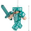 Hallmark Minecraft Steve in Diamond Armor Christmas Ornament(Steve)
