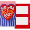 Hallmark Mini Valentine’s Day Treat Card Pockets for Kids, Hearts and Roller Skates (32 Mini Pocket Notes with Sticker Seals)(Hearts and Roller Skates)