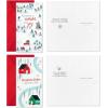 Hallmark Money and Gift Card Holder Christmas Card Assortment (36 Cards and Envelopes) Mint Green, Plaid, Holly, Deer(Wonder and Cheer  Christmas Money Holder Assortment)