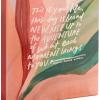 Hallmark Morgan Harper Nichols Gift Bag Bundle (2 Bags: 1 Medium 9″, 1 Large 13″) Pink, Peach, Green, Teal Floral for Birthdays, Mother’s Day, Graduations(Teal  Coral)