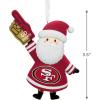 Hallmark NFL Chicago Bears Santa Fan Christmas Ornament, Gifts for Sports Fans