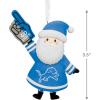 Hallmark NFL Detroit Lions Santa Fan Christmas Ornament, Gifts for Sports Fans