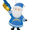 Hallmark NFL Los Angeles Chargers Santa Fan Christmas Ornament, Gifts for Sports Fans