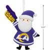 Hallmark NFL Los Angeles Rams Santa Fan Christmas Ornament, Gifts for Sports Fans
