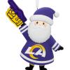 Hallmark NFL Los Angeles Rams Santa Fan Christmas Ornament, Gifts for Sports Fans