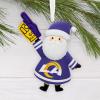 Hallmark NFL Los Angeles Rams Santa Fan Christmas Ornament, Gifts for Sports Fans