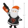 Hallmark NFL Miami Dolphins Santa Fan Christmas Ornament, Gifts for Sports Fans